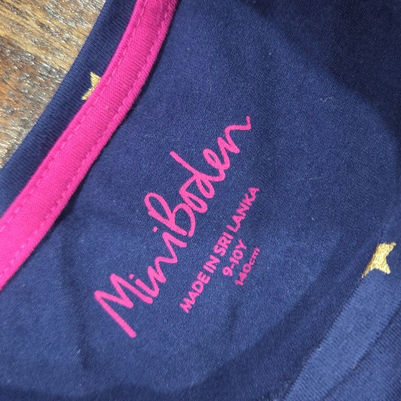 Mini Boden Blue Starry Kids Dress - Picture 3 of 6